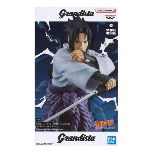 Banpresto Naruto Shippuden Grandista Sasuke Uchiha Figure